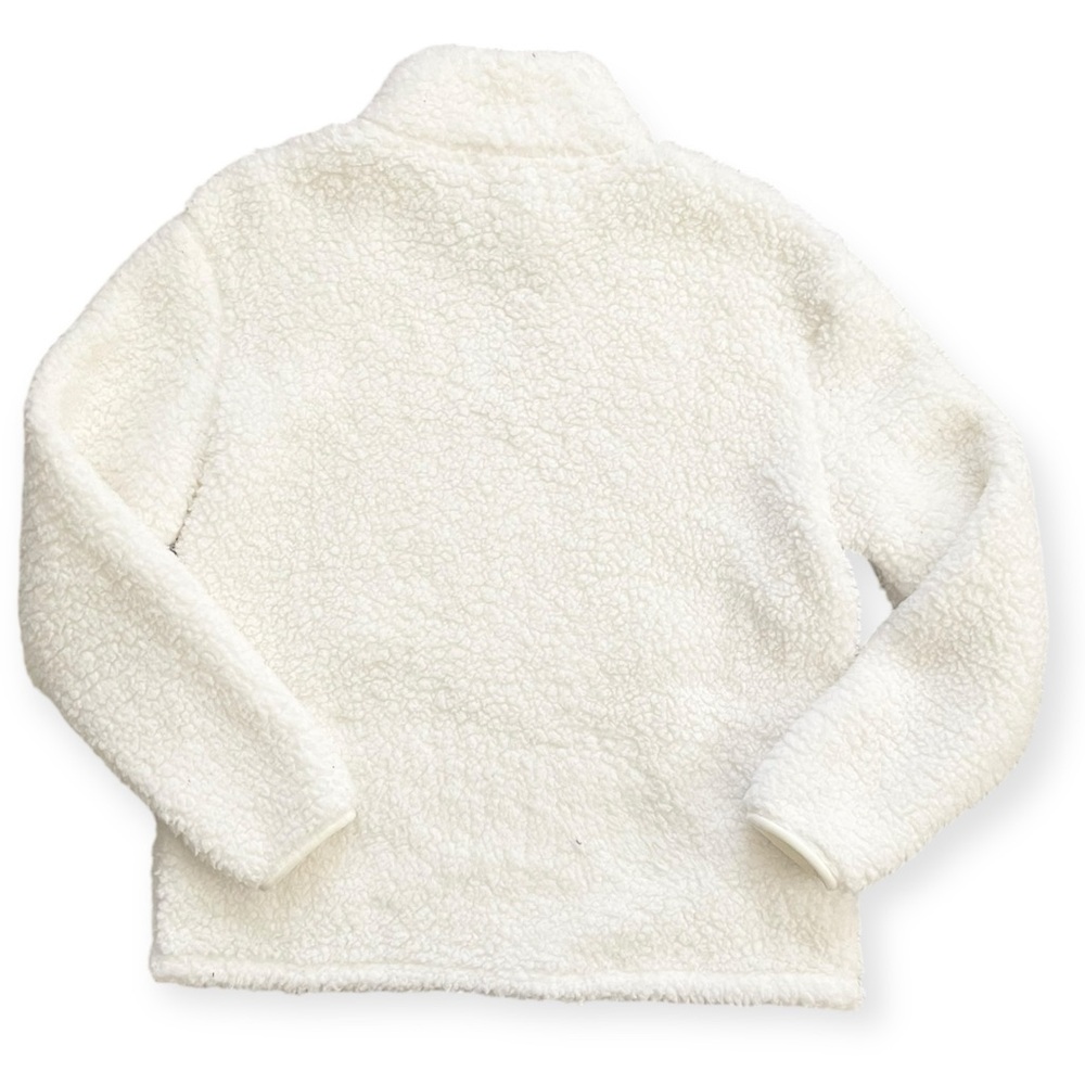 Ivory Ella women’s Sherpa quarter zip long sleeve collared pullover sweatshirt M - Picture 4 of 7
